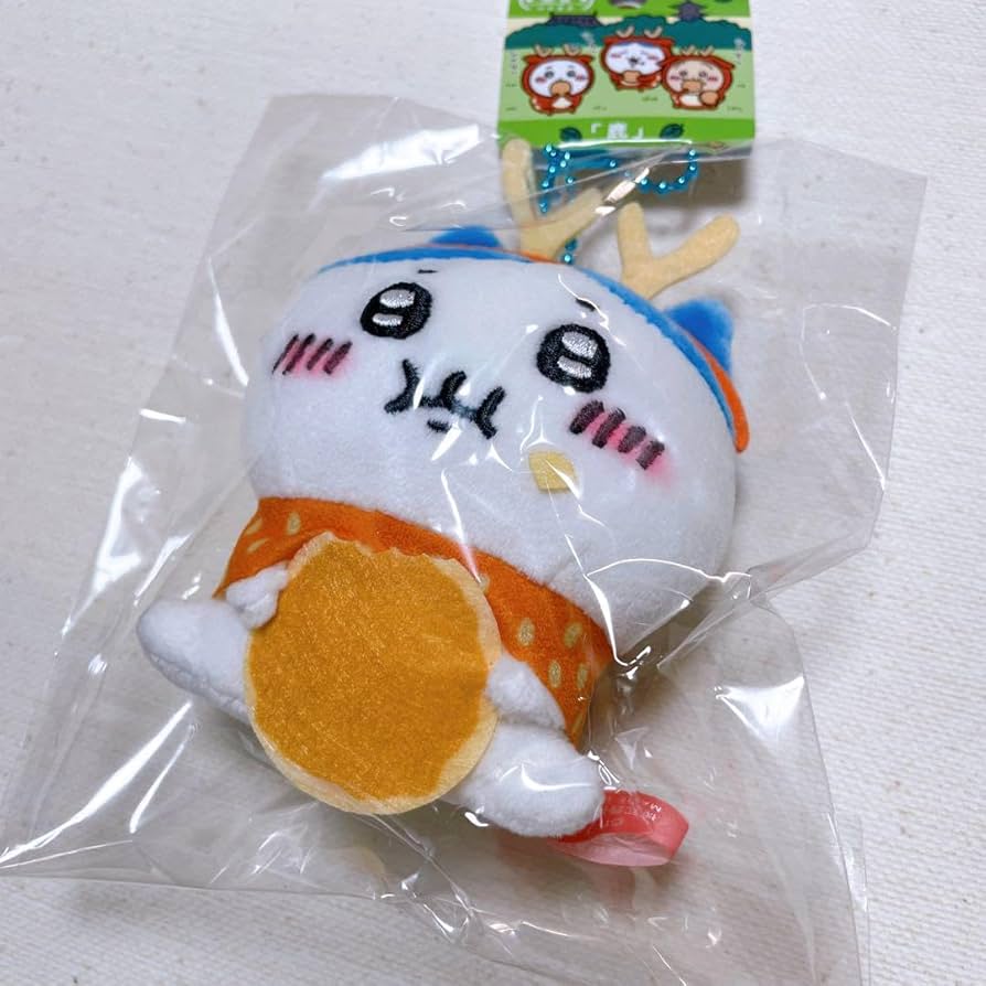 Amazon.co.jp: ちかわ ぬいぐるみ キーチェーン ハチワレ 鹿